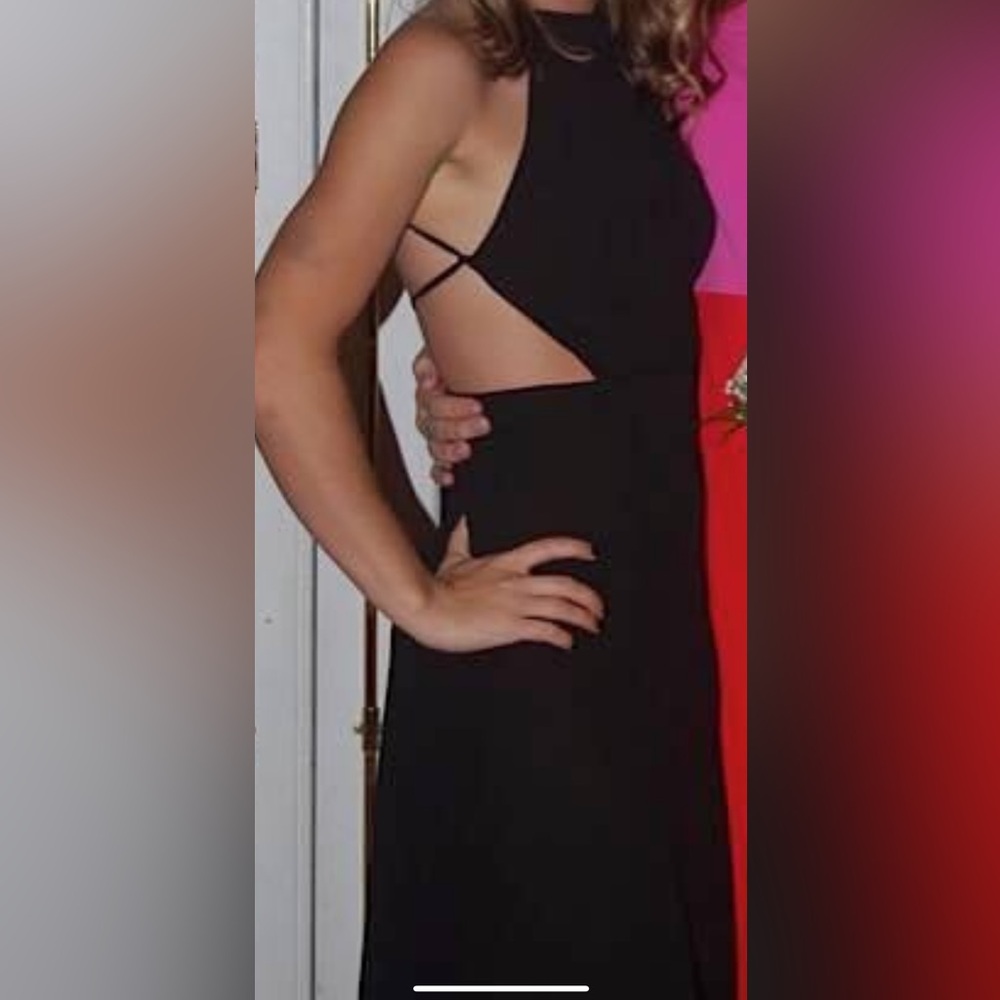 Open Back, 2-slit Maxi Dress